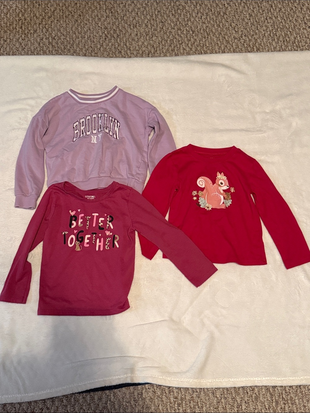 Girl’s 3T Sweater/Long Sleeve Bundle - Picture 6 of 7